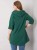 Zielona rozpinana bluza oversize plus size z kapturem i żółtymi wstawkami